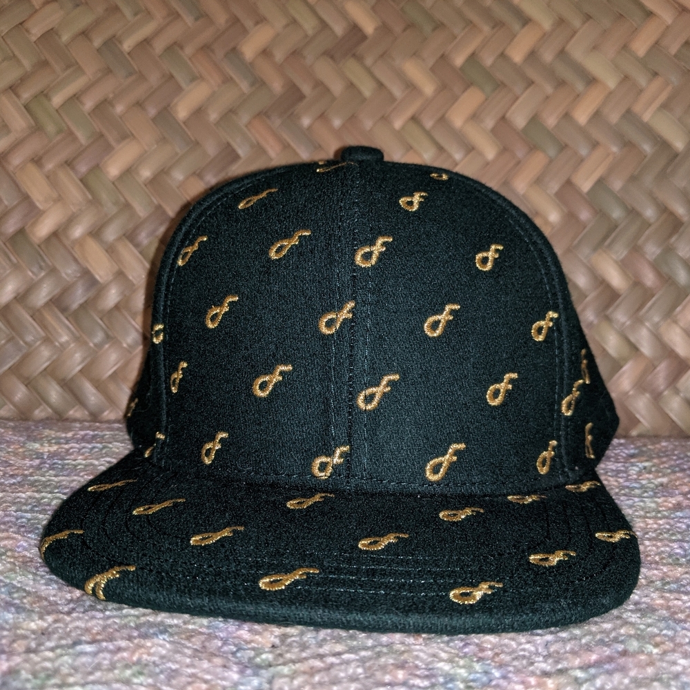 Flat Fitty Strapback [Forest Green/Gold]